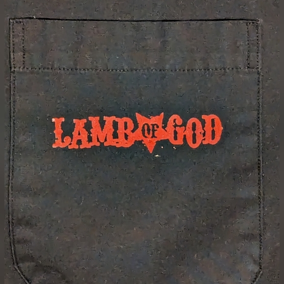 Lamb of God Bullet Bird (Ashes of the Wake) work shirt black Mens XL (2005) - Picture 5 of 5